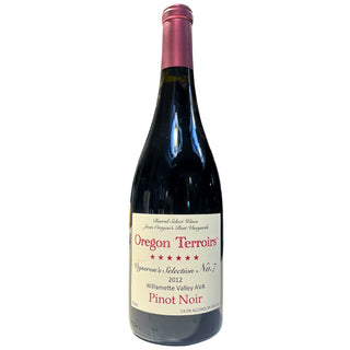 Pinot Noir Willamette Valley AVA Oregon Terroirs Vigneron’s Selection No. 7  2012